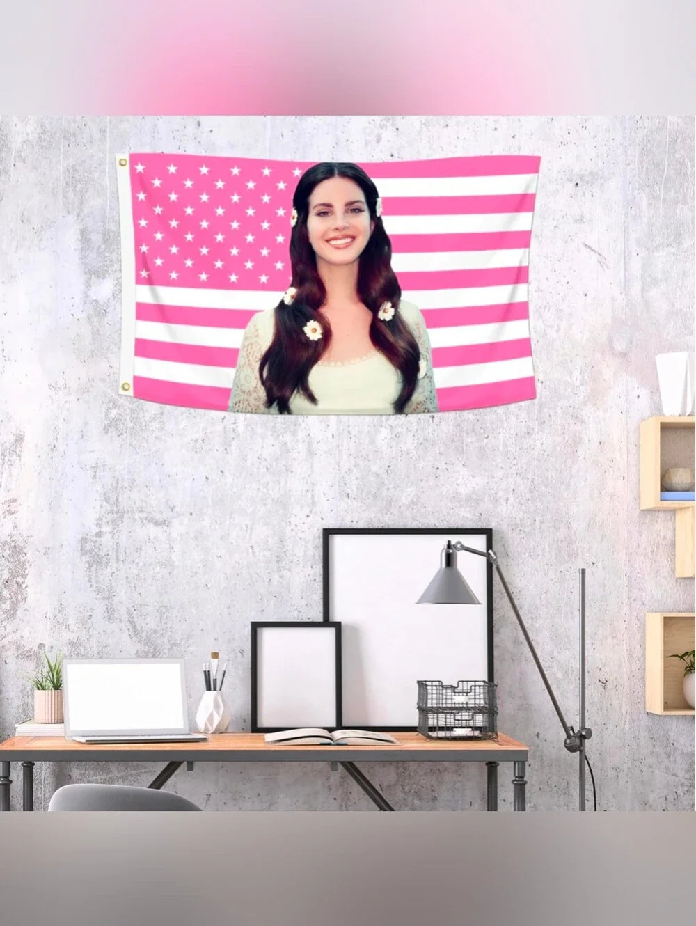 Lana Del Rey Wall Tapestry Flag